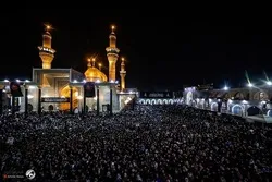 کاظمین میں شهادت امام موسی کاظم(ع) کی عزاداری+ تصاویر