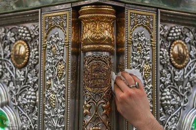 حرم مطهر علوی در آستانهٔ میلاد مولود کعبه