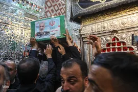مراسم تشییع و خاکسپاری پیکر شهید سرلشکر حسین سلامی فرمانده کل سپاه