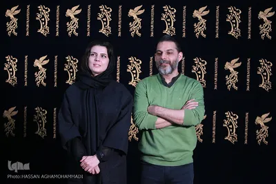 پیمان معادی، کارگردان و لیلا حاتمی بازیگر فیلم سینمایی بمب، یک عاشقانه 