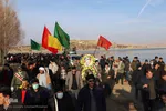 تدفین پیکر شهید گمنام دفاع مقدس دراهر