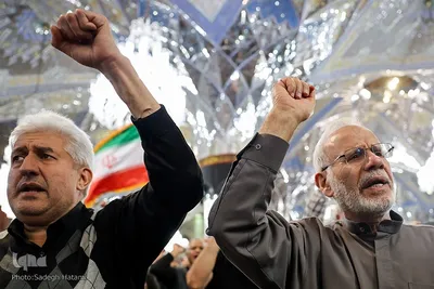 مراسم چهلم رهبر شهید انقلاب در حرم امام رضا (ع)