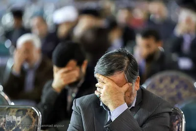 مراسم چهلمین روز ارتحال آیت‌الله سیدعلی شفیعی