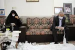مادر شهیدی در یزد که رهبر انقلاب از وی تجلیل کردند