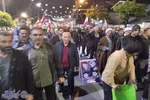 موج پنجاه و هفتمین شب اجتماع مردم  بابلسر  در  میدان شهدای بیت المقدس