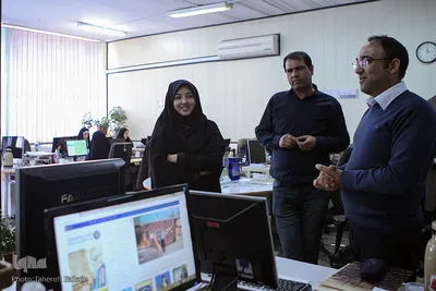 بازدید عضو هیئت‌رئیسه فراکسیون قرآن مجلس زهرا سعیدی مبارکه از تحریریه ایکنا
