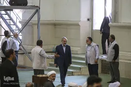 حضور محمدباقر نوبخت در نمازجمعه تهران/ 11 مرداد ۹۸
