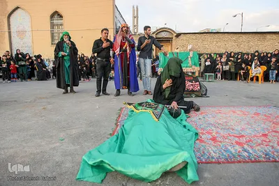 برگزاری مراسم تعزیه شهادت قاسم ابن حسن(ع) در شهرکرد