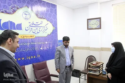 بازدید قاضی حداد معاون قضایی دادگستری کل استان از ایکنا یزد‎‎