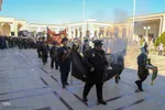 قرائت خطبه فدکیه و عرض تسلیت هیات مذهبی به حضرت شاهچراغ (ع)