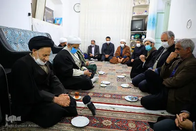 دیدار حجت‌الاسلام عبادی با خانواده شهیدین بذرافکن