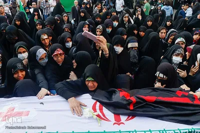 مراسم وداع با پیکر مطهر شهید «جانی بت اوشانا»