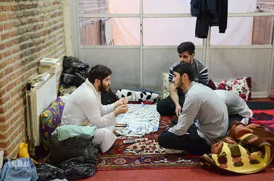 مراسم اعتکاف در مسجد جامع تبریز