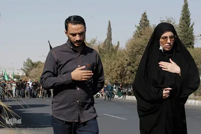 آیین پیاده‌روی جاماندگان اربعین حسینی در بیرجند