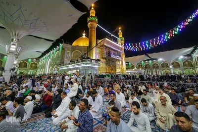 جزءخوانی قرآن کریم در آستان مقدس علوی