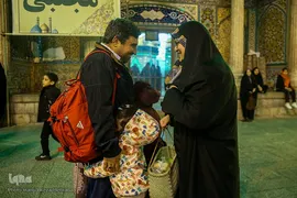 مراسم خداحافظی معتکفین