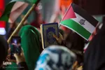تجمع اعتراض آمیز به جنایات رژیم صهیونیستی امیرحسین عظیمی‎