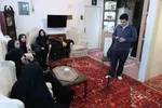 خانواده شهید رضا جان نثاری از شهدای اقتدار آذربایجان شرقی