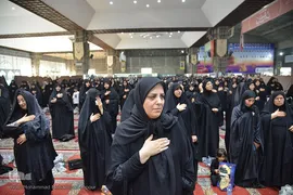 عزاداری مردم اهواز در سوگ شهادت آیت‌الله رئیسی و همراهانشان