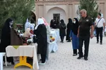 نمایشگاه صنایع دستی در باغ اکبریه بیرجند