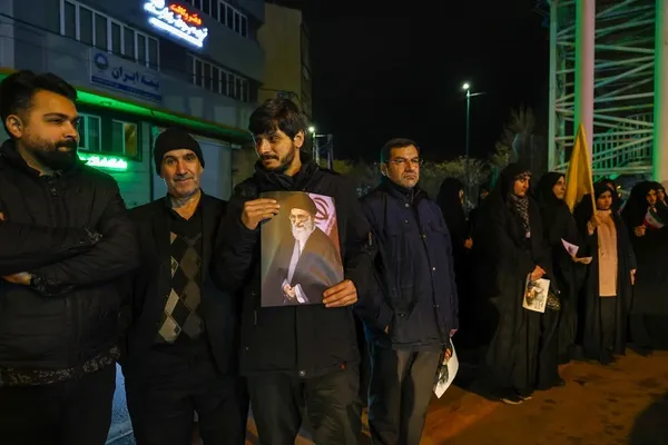 حضور امام جمعه تبریز در جمع عزاداران