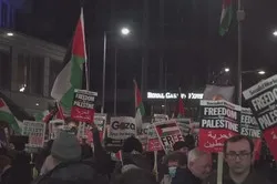 Manifestation à Londres contre le nettoyage ethnique des Palestiniens