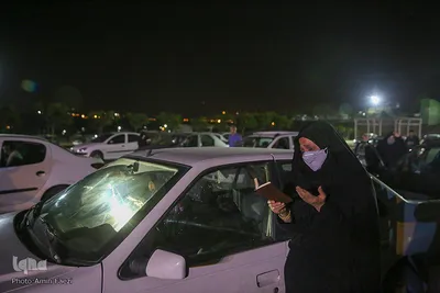 احیای شب نوزدهم رمضان در خودرو