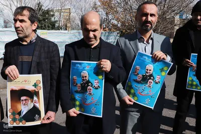 تجمع دانشگاهیان دانشگاه تبریز در محکومیت اقدام اتحادیه اروپا علیه سپاه پاسداران انقلاب اسلامی