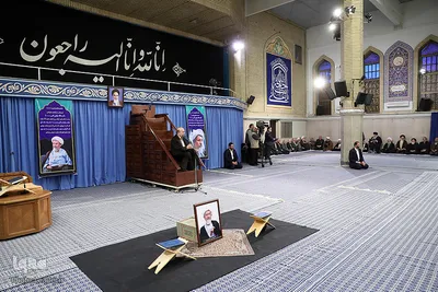 مراسم بزرگداشت آیت‌الله مؤمن در حسینیه امام خمینی(ره)