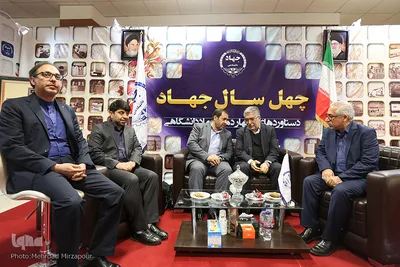بازدید سیدحمیدرضا طیبی، رییس جهاددانشگاهی از نمایشگاه ملی دستاوردهای انقلاب اسلامی و دفاع مقدس

