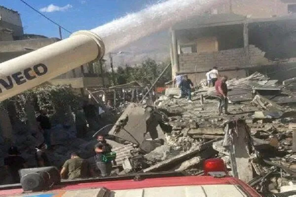 حزب الله اللبناني يدين إستهداف مبنى قناة 