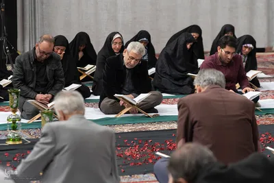 جزء خوانی قرآن در مصلی کرج‎