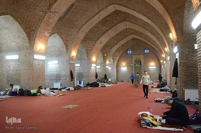 مراسم اعتکاف در مسجد جامع تبریز