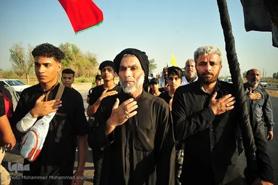 حرکت زائران اربعین از الهایی