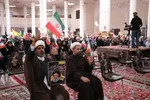 تجمع حوزویان شیراز در محکومیت جنایات صهیونیست‌ها‎