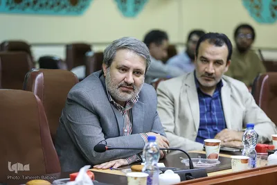 محمدحسین حسنی، مدیرعامل ایکنا در نشست نقد و بررسی سی‌امین نمایشگاه بین‌المللی قرآن کریم