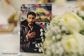 مراسم عقد زوجین جوان در جوار حرم مطهر حضرت شاهچراغ علیه السلام، به‌مناسبت میلاد خجسته مولود کعبه