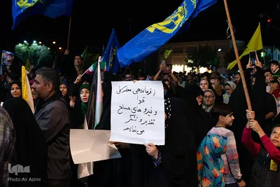 شادمانی مردم اصفهان از عملیات وعده صادق ۲