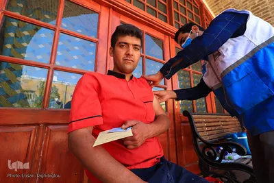 واکسیناسیون بازاریان در زنجان‎‎