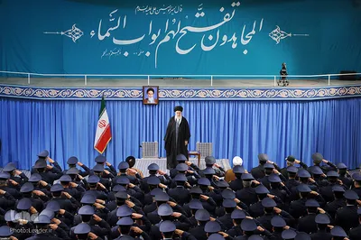 دیدار فرماندهان نیروی هوایی و پدافند هوایی ارتش با رهبر انقلاب