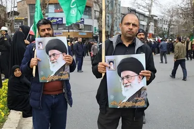 اجتماع مردم ساری در سوگ رهبر شهید خود، امام خامنه‌ای (ره)