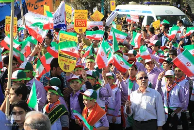 راهپیمایی ۱۳ آبان در یزد