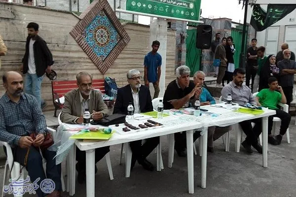 آیین افتتاح بخش ملی تئاتر خیابانی ششمین اشکواره فرهنگی ـ هنری حسینی در ایزدشهر