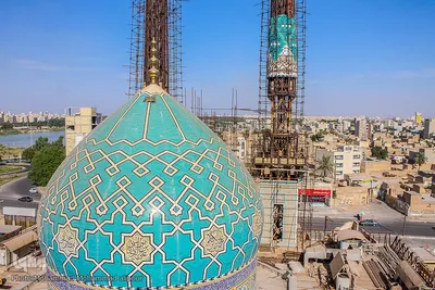 آستان علی‌بن مهزیار اهوازی همچنان در دست ساخت