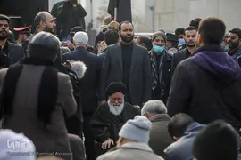 تشییع پیکرهای ۱۲ شهید گمنام در مشهد مقدس