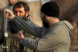 پشت صحنه فیلم سینمایی «تک تیرانداز» در شهرک سینمایی دفاع مقدس