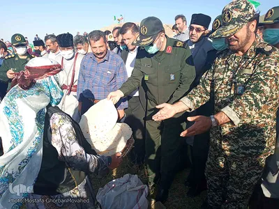 سفر یک روزه سردار عابدین خرم، فرمانده سپاه عاشورا و حضور بین عشایر ارسباران و آحاد مختلف مردم اهر