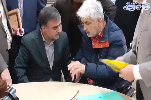دیدار استاندار مازندران با جمعی از جانبازان ۵۰ تا ۷۰ درصد هشت سال دفاع مقدس مازندران در بابلسر