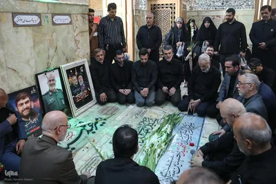 حضور جامعه قرآنی بر مزار شهیدان سلامی و طهرانچی