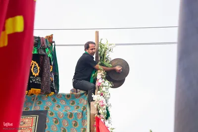 نخل گردانی حسینیه فهادان یزد